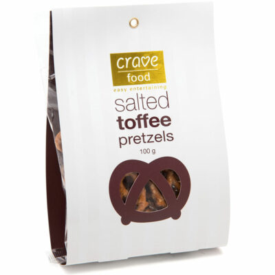 Salted Toffee Pretzels