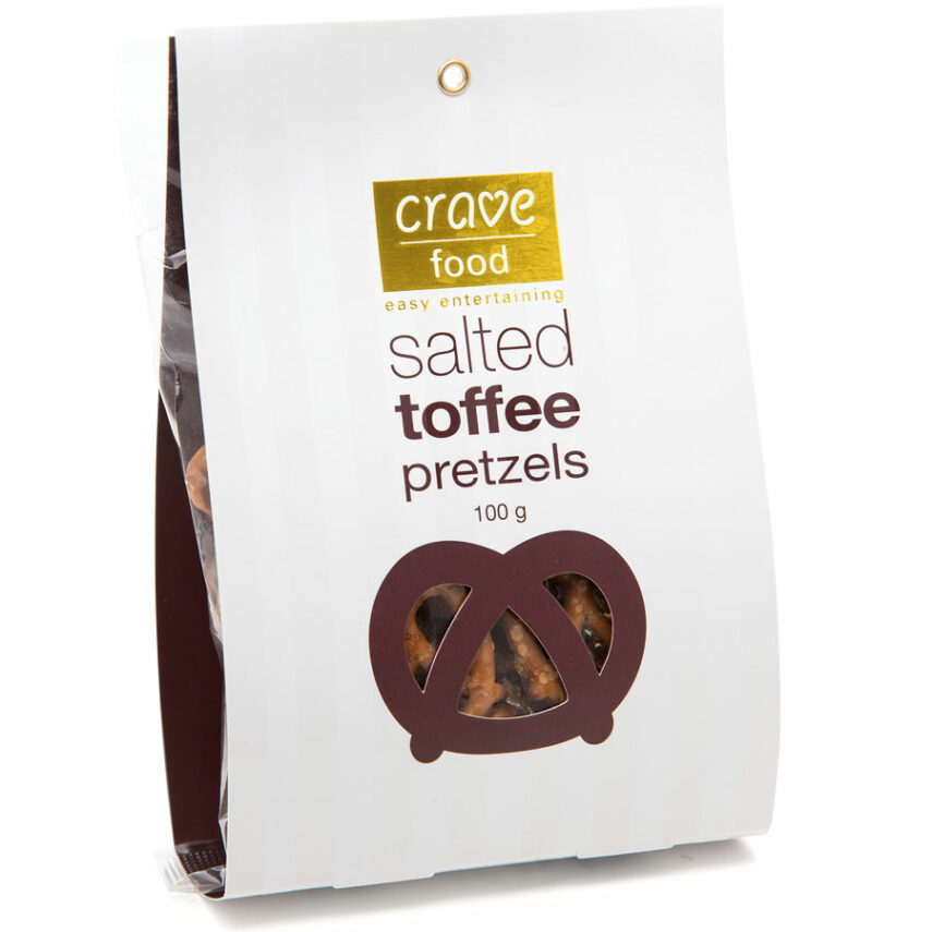 Salted Toffee Pretzels