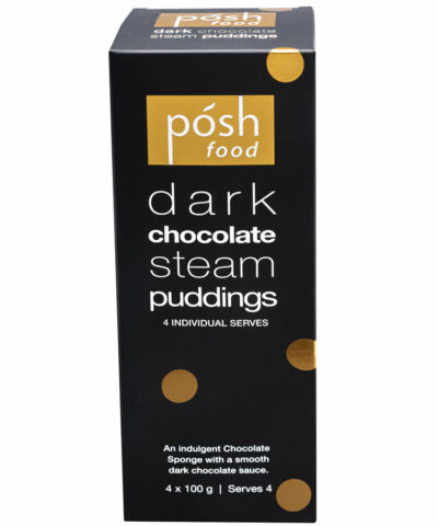 Dark Chocolate Steam Puddings 4 pack