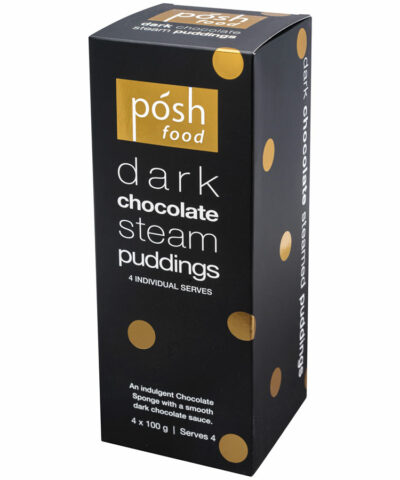 Dark Chocolate Steam Puddings 4 pack