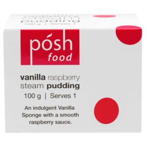 Vanilla and Raspberry Steam Pudding